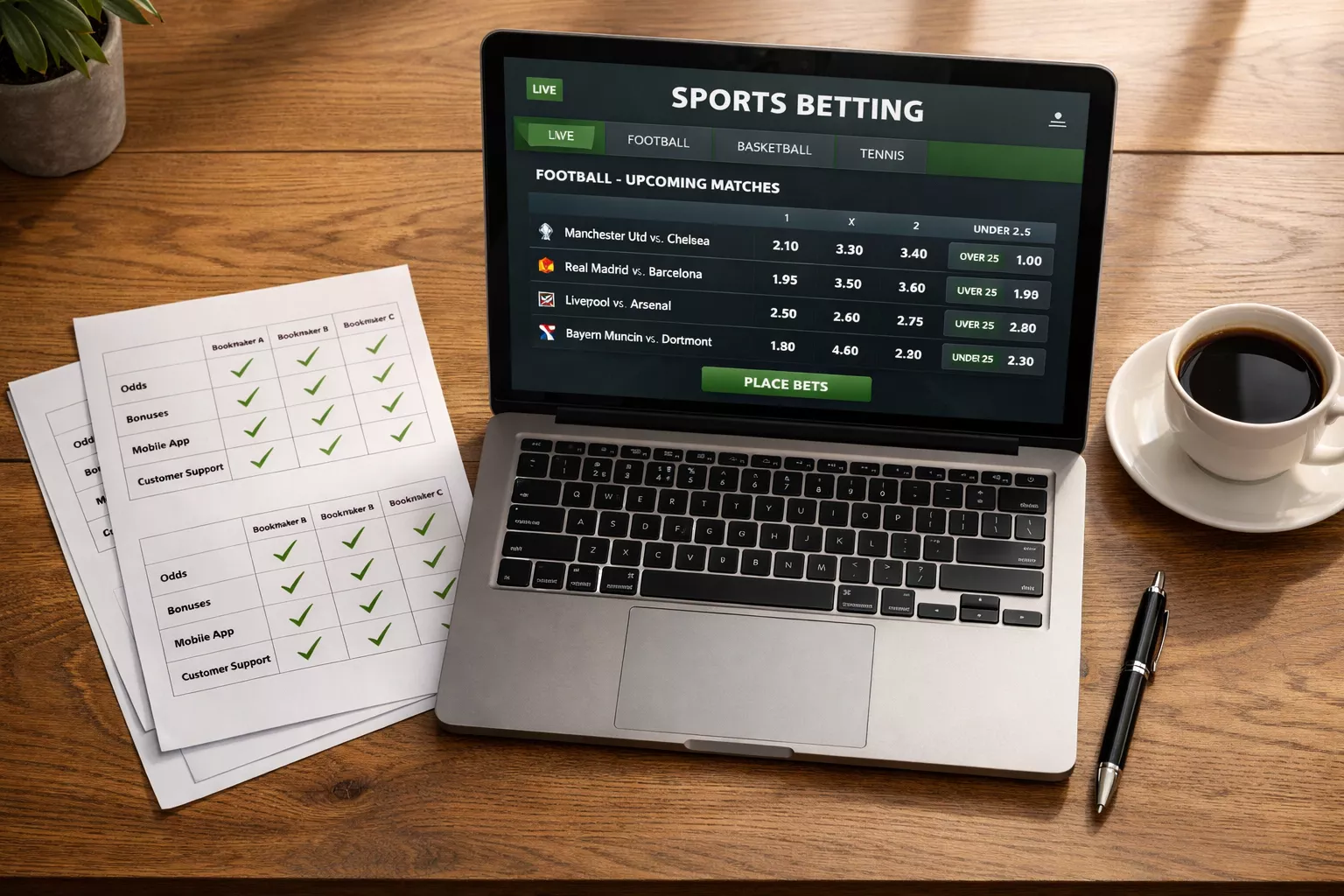 Porovnání českých sázkových kanceláří Tipsport, Fortuna a Chance