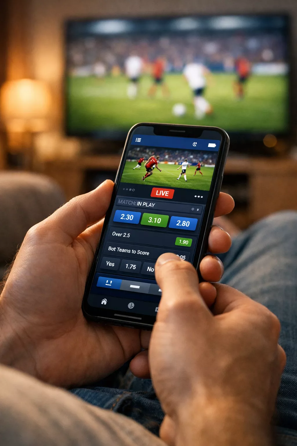 Mobilní aplikace Tipsport pro sportovní sázení